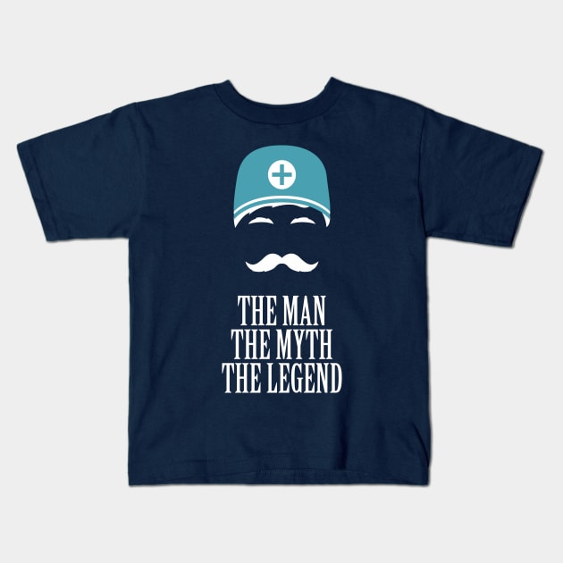 Murse - Male nurse - Heroes Kids T-Shirt by Crazy Collective